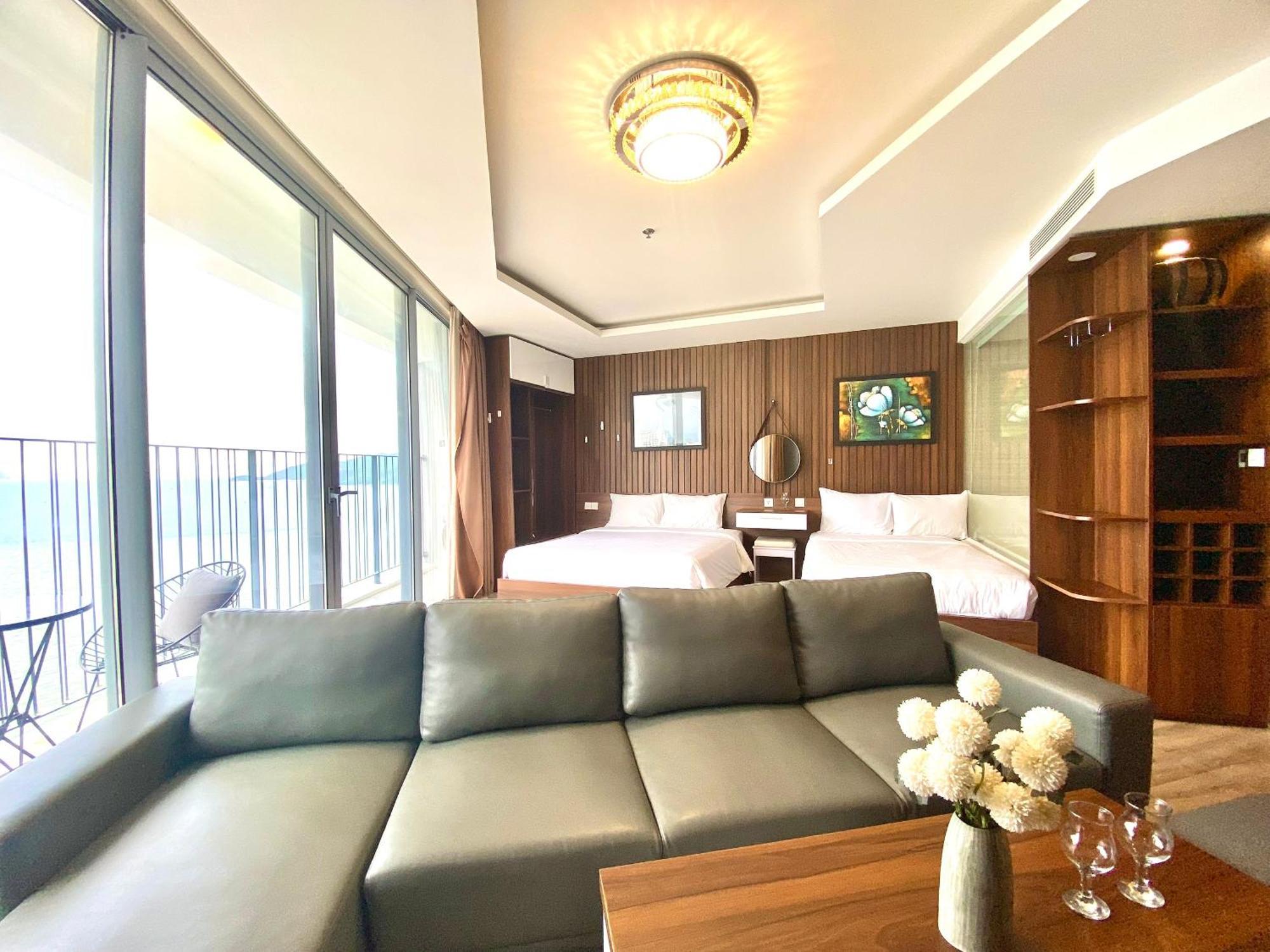 Panorama Ocean View Luxury Apartment Nha Trang Bagian luar foto