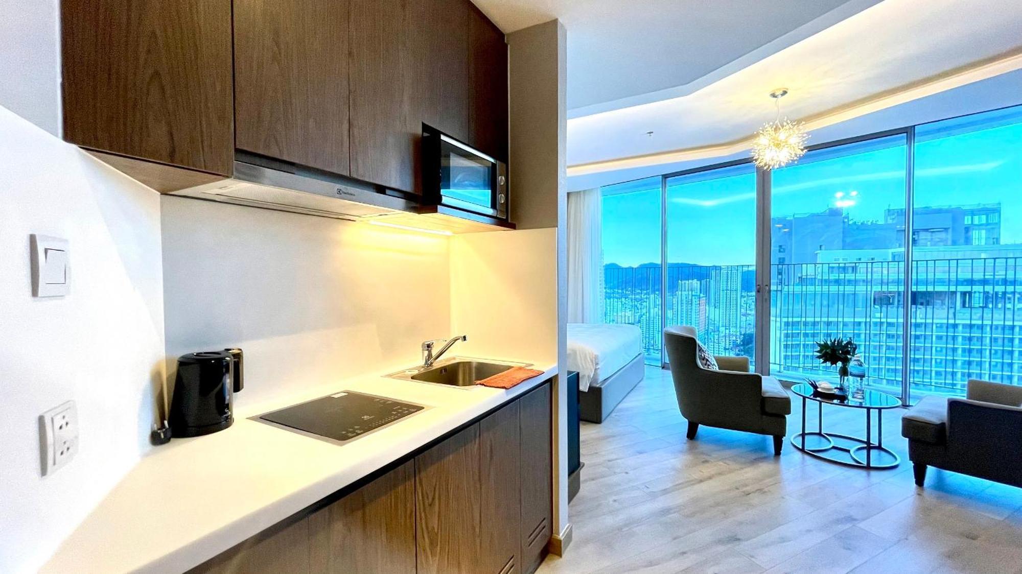 Panorama Ocean View Luxury Apartment Nha Trang Bagian luar foto